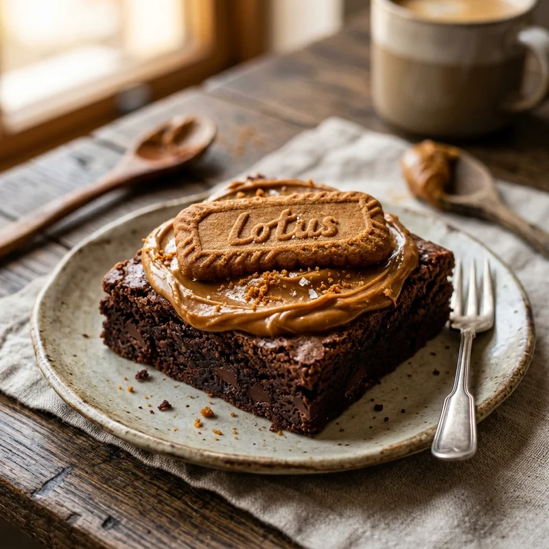 Signature Brownie Lotus Biscoff