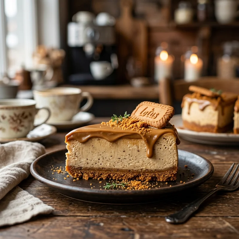 Coffee Lotus Cheesecake